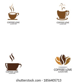coffee logo icon vector illustration template