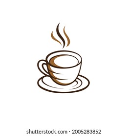 coffee logo icon vector illustration template