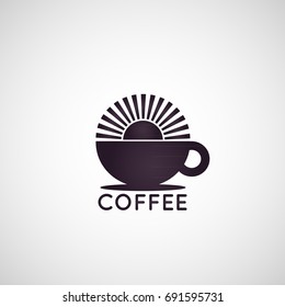 Coffee logo icon vector illustration