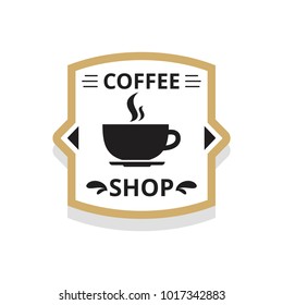 Coffee logo illustration.