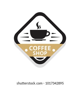 Coffee logo illustration.