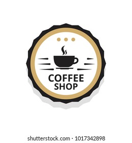 Coffee logo illustration.