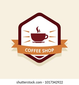 Coffee logo illustration.