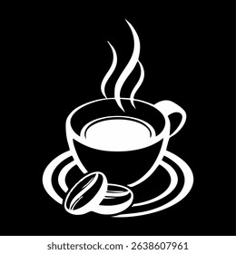 Coffee logo illustration design, suitable for logos and design elements
