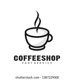 coffee logo illustration and icon