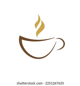 coffee logo illustration, coffee icon