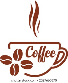 Coffee Logo, Illustration Vector Graphic  Perfect For Everyone Comunity Online Shop And Company