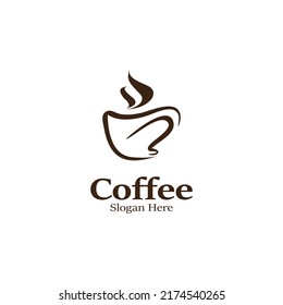 Coffee logo image. Creative vector design idea illustration