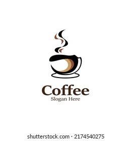 Coffee logo image. Creative vector design idea illustration