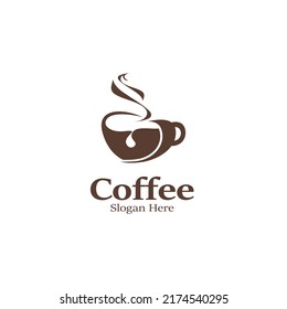Coffee logo image. Creative vector design idea illustration