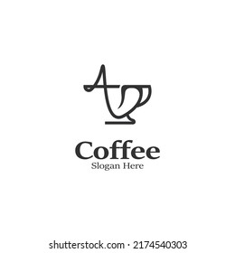 Coffee logo image. Creative vector design idea illustration