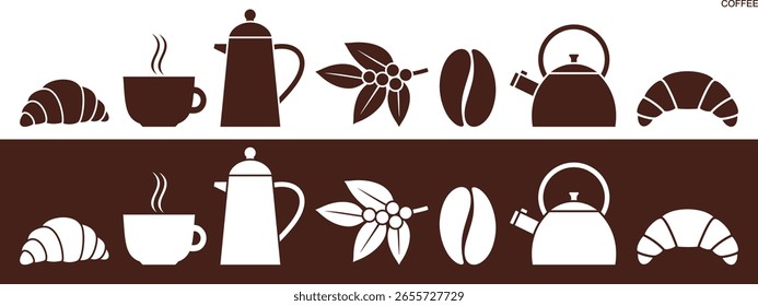 Coffee logo. Isolated coffe on white background