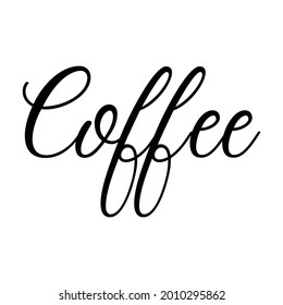 coffee logo isolated on a white background