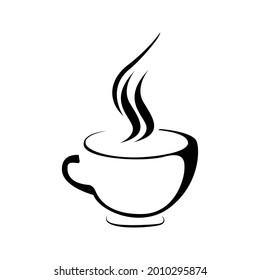 coffee logo isolated on a white background