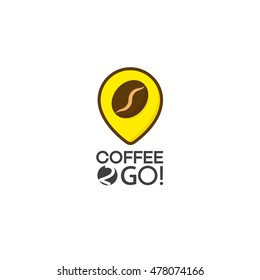 Coffee logo isolated on white background. Vector design elements, business signs, logos, identity, labels, badges and other branding objects for your business. Vector illustration.