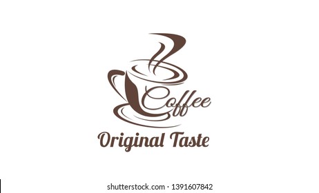 Coffee Logo, Label, Branding Vector Graphic Design Business Coffee House Etc