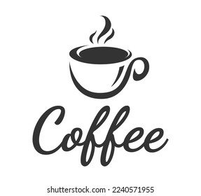 Coffee Logo. Coffee Label. Vector Illustration