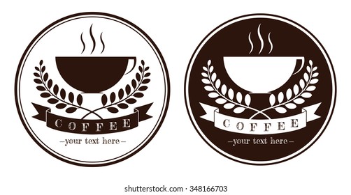 Coffee logo, labels, design templates