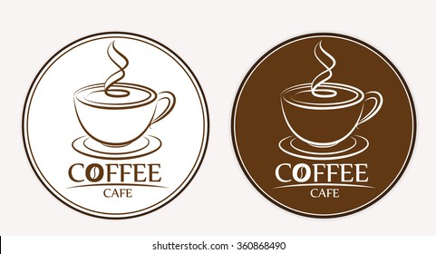 Coffee logo, labels, design templates