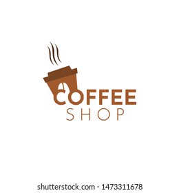 coffee logo with modern concept