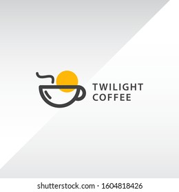 Coffee logo modern design template.