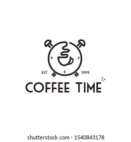 coffee logo modern minimalist template vector illustrasion