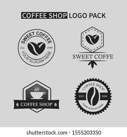 Coffee logo pack, template for your business logo