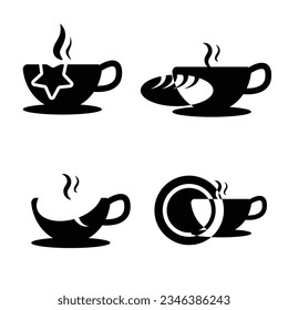 coffee logo set for trademark