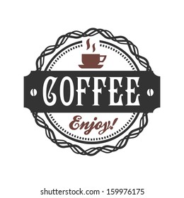 coffee logo sign round sketchy vintage stamps vector coffee store seal with calligraphy coffee logo sign round sketchy vintage stamps roaster classical chick nails product bean formal border right caf