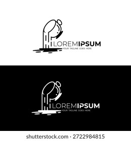 Logotipo del café con la Plantilla simple del diseño, logotipos del café