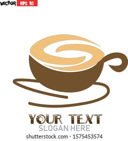 Coffee logo simple Vector template