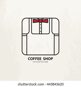 coffee logo strict style for your company