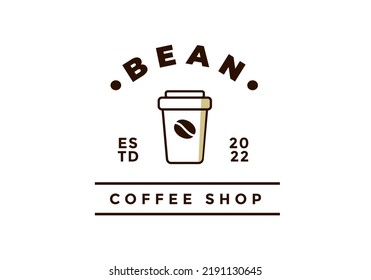 coffee logo, suitable for cafes, coffee shops, and coffee brands.