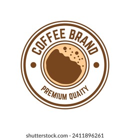 Coffee logo, suitable for coffee shop logo or product brand identity.