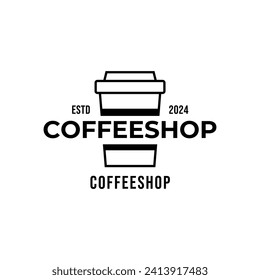 Coffee logo, suitable for coffee shop logo or product brand identity.