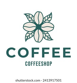 Coffee logo, suitable for coffee shop logo or product brand identity.