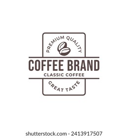 Coffee logo, suitable for coffee shop logo or product brand identity.