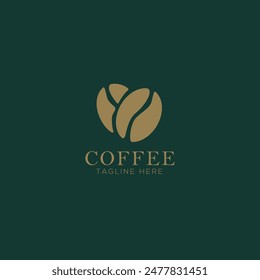 Coffee logo, tangline here, coffee shop