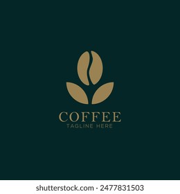 Coffee logo, tangline here, coffee shop