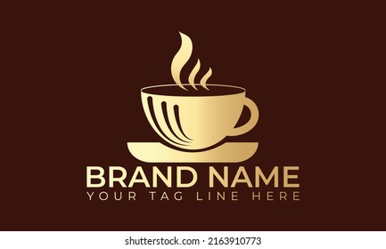 coffee logo. tea logo.mug logo design.