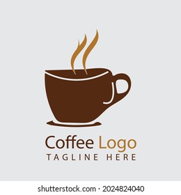 Coffee Logo tee logo beautiful vector