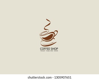 Coffee logo template