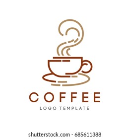 Coffee logo template
