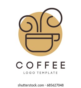coffee logo template