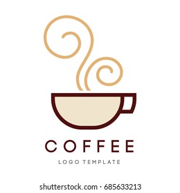 Coffee logo template