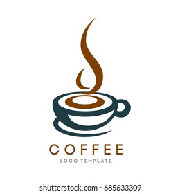 Coffee logo template