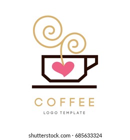 Coffee logo template