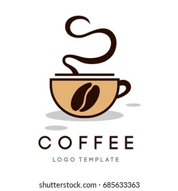 Coffee logo template