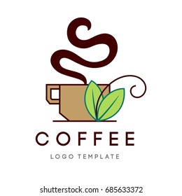 Coffee logo template