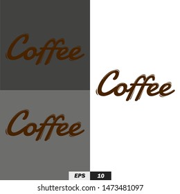 Coffee logo template for company or personal
